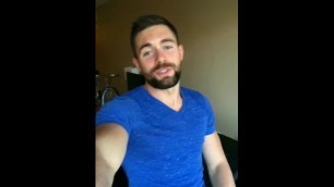 Griffin Barrows Worshipping and Deepthroating Calvin's Huge Cock