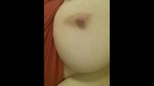 Rubbing my Mountainous Tits