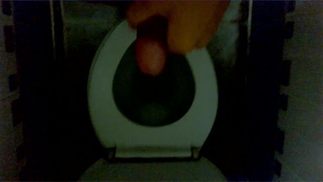 Jerking in Toilet Room