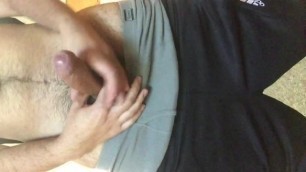 Horny Latino Cums in his Dormroom
