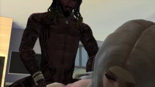 Sims 4: Cum on Jamie (Lanell & Jamie)